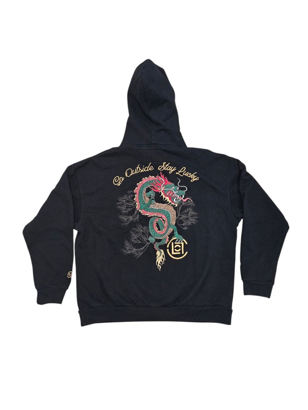 Roots x CLOT Stay Lucky Dragon Hoodie Size 3